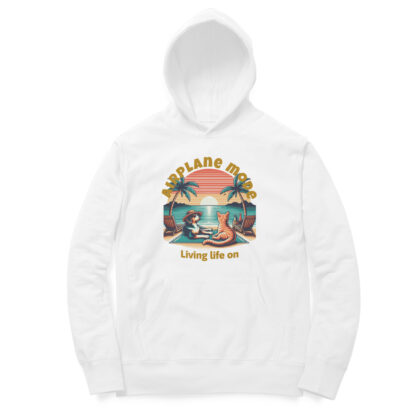 Living Life on Airplane Mode Hoodie – Men’s