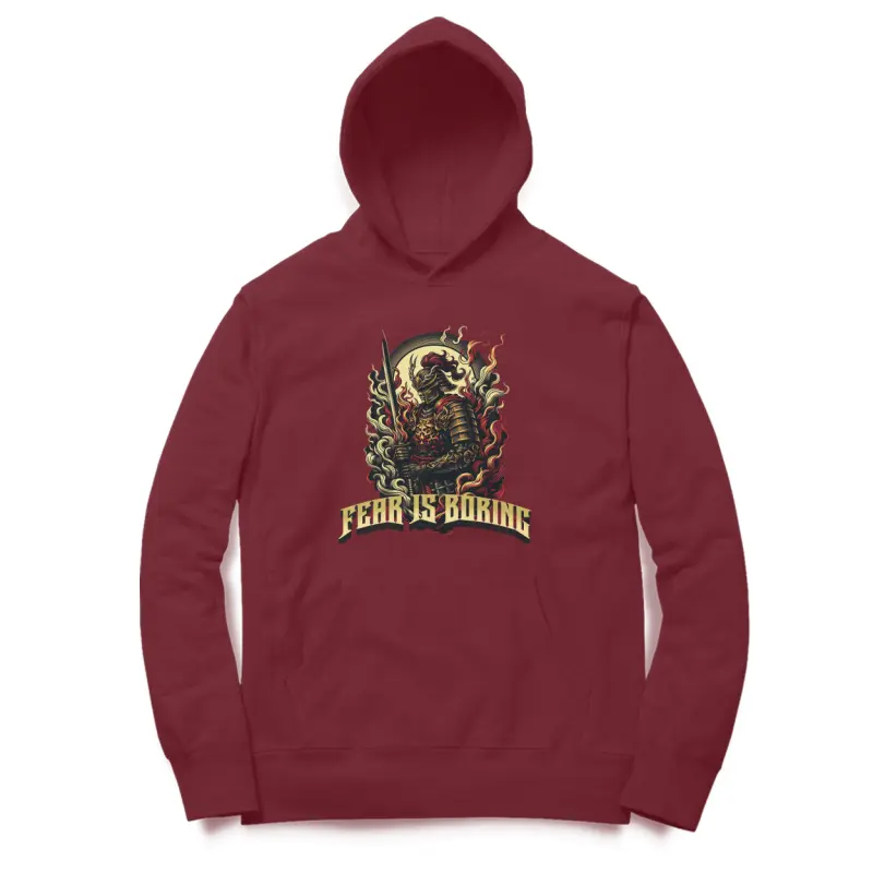 Fear is Boring Hoodie – Men’s - Image 6
