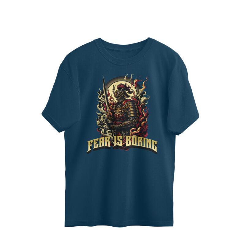 Fear is Boring Oversized T-shirt – Men’s - Image 5