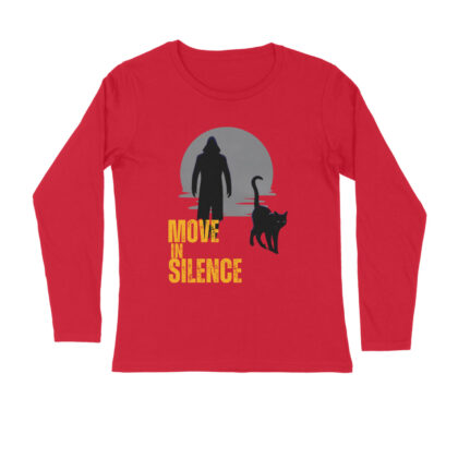 Move in Silence Full Sleeve T-shirt – Men’s Round Neck