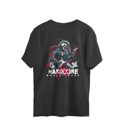 Hardcore Music Lover Oversized T-Shirt – Men’s