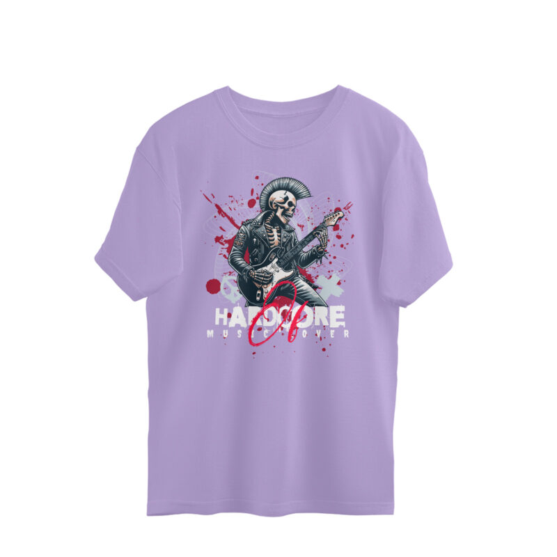Hardcore Music Lover Oversized T-Shirt – Men’s - Image 3