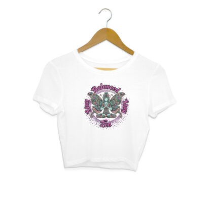 Stay Balanced, Stay Zen Crop Top – Women’s