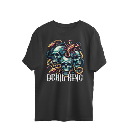 Devil King Men’s Oversized T-Shirt – Bold & Street-Ready