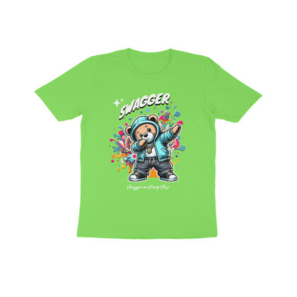 Swagger in Every Step - Kids Half Sleeve Round Neck T-Shirt | Stylish & Comfortable