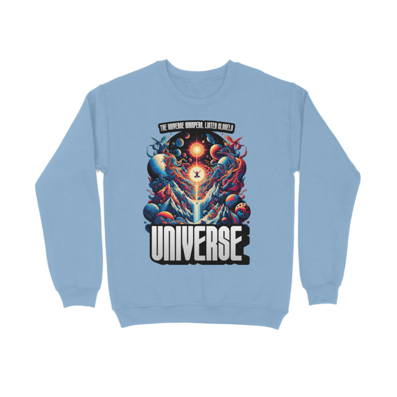 The Universe Whispers, Listen Closely - Men’s Full Sweatshirts | Inspirational Comfort - Image 9