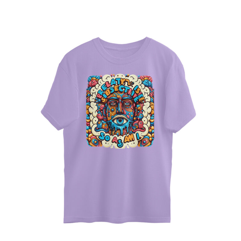 Reality Is Subjective, So Am I - Men’s Oversized T-Shirt | Bold Streetwear