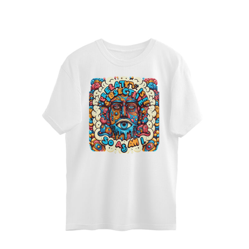 Reality Is Subjective, So Am I - Men’s Oversized T-Shirt | Bold Streetwear - Image 3
