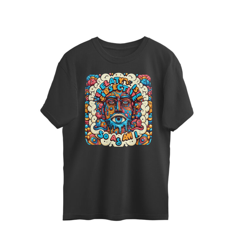 Reality Is Subjective, So Am I - Men’s Oversized T-Shirt | Bold Streetwear - Image 5