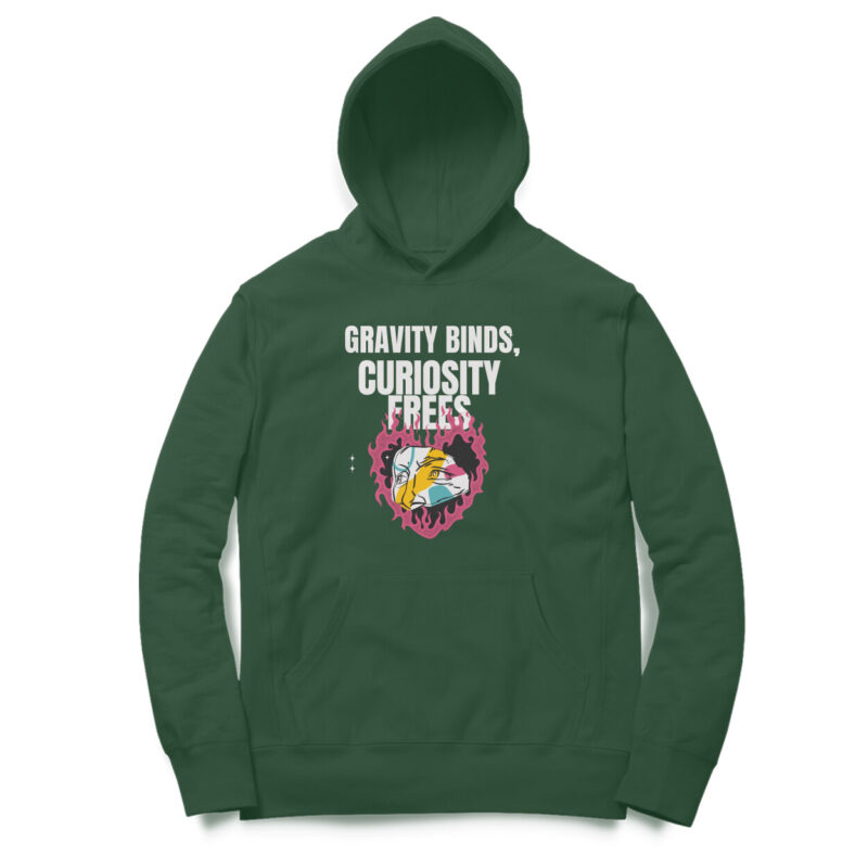 Gravity Binds, Curiosity Frees - Men’s Hoodies | Explore Limitlessly - Image 2