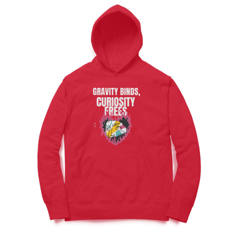 Gravity Binds, Curiosity Frees - Men’s Hoodies | Explore Limitlessly - Image 3