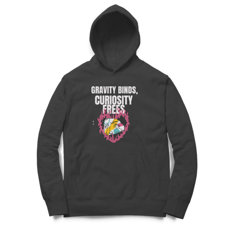 Gravity Binds, Curiosity Frees - Men’s Hoodies | Explore Limitlessly - Image 6