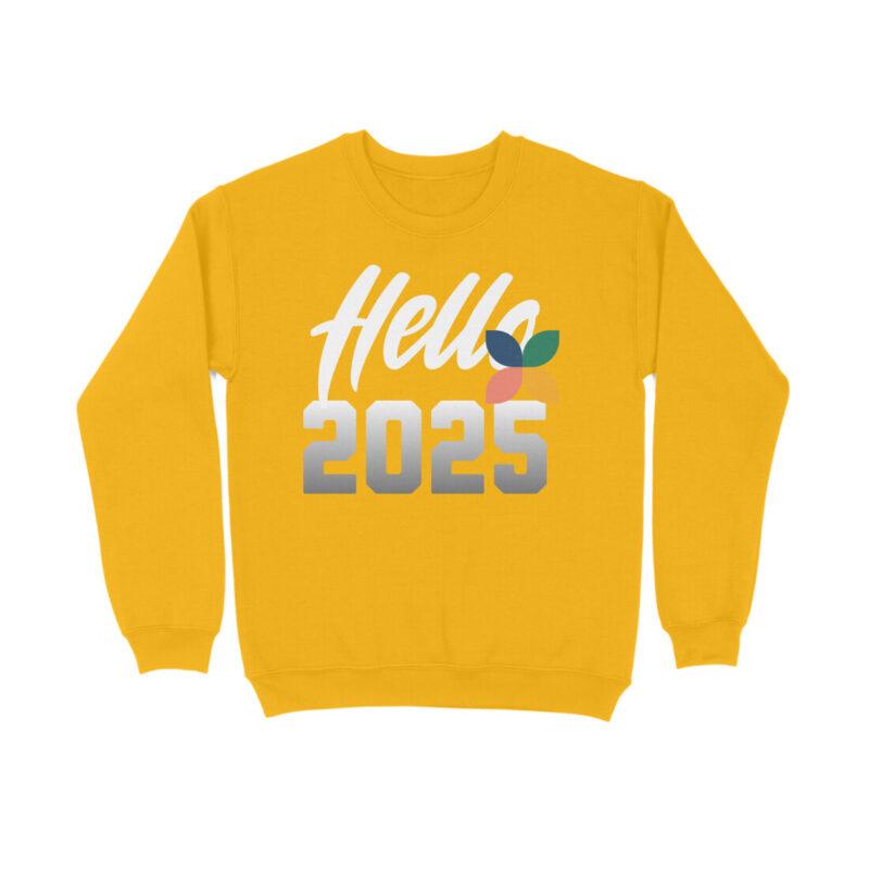 Hello 2025 - Men’s Full Sweatshirt | New Year Style & Warmth - Image 3