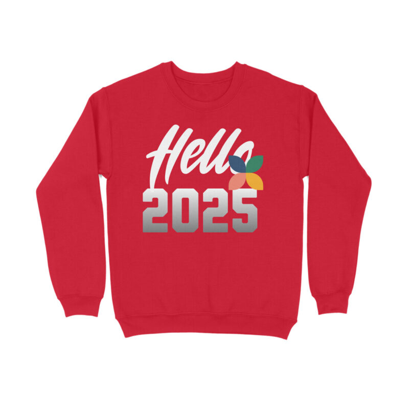 Hello 2025 - Men’s Full Sweatshirt | New Year Style & Warmth - Image 6