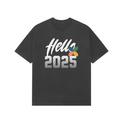 Hello 2025 - Men’s Premium Oversized T-Shirt | New Year Luxe Streetwear