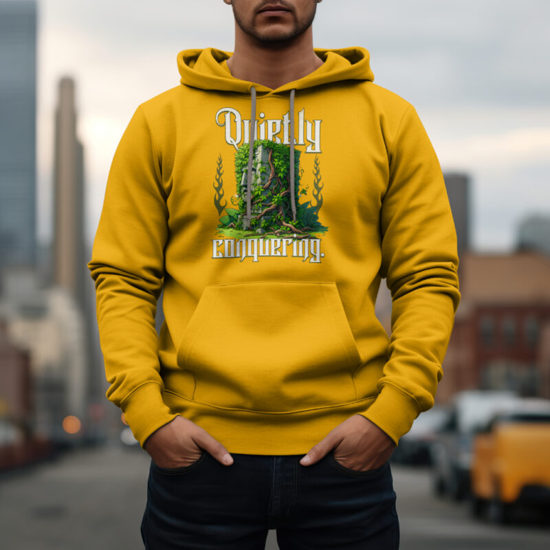Quietly Conquering Premium Men’s Hoodie - Comfortable and Stylish