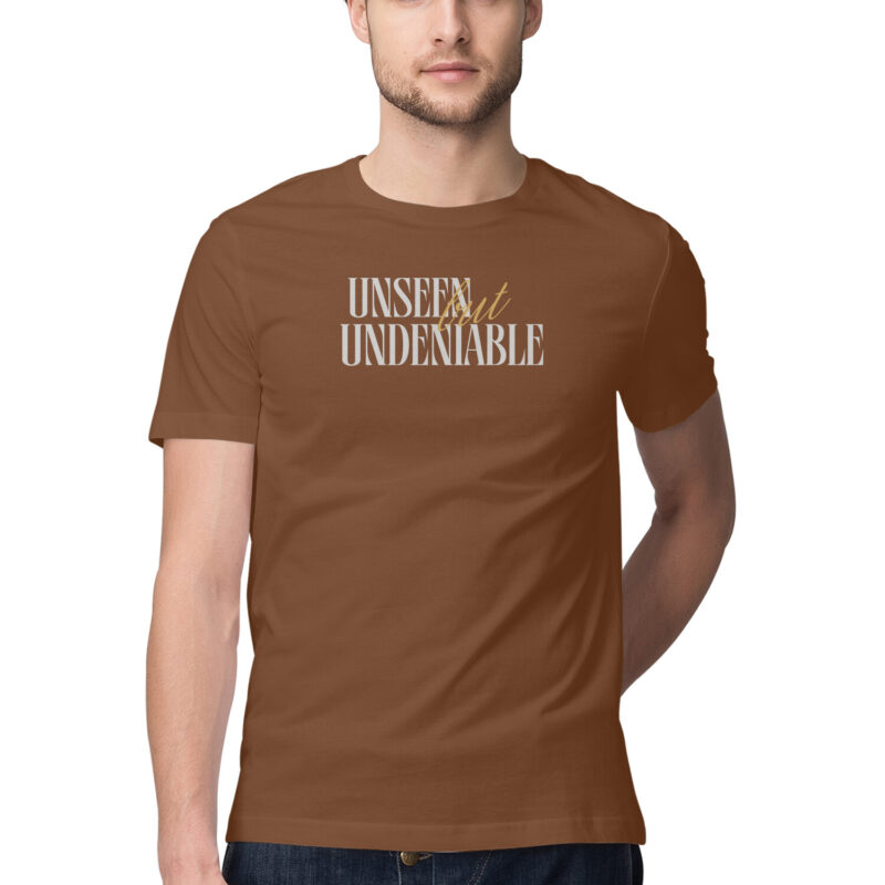 Unseen, but Undeniable - Men’s Half Sleeve Round Neck T-Shirt | Bold Style - Image 2