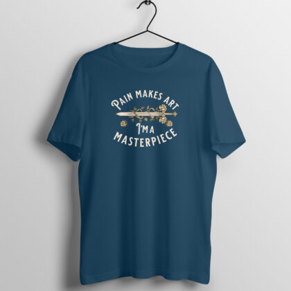 Pain Makes Art, I Am a Masterpiece – Men’s Half Sleeve Round Neck T-Shirt for Bold Expression